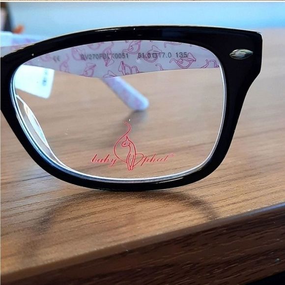 NEW Baby Phat Eyeglass Frame, Rx'able, petite, black, trendy, glasses 51-17-135 - Picture 2 of 7
